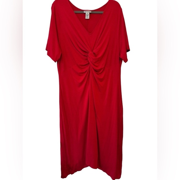 Catherines Twist Knot Fit & Flare Dress 22/24 - Picture 2 of 5